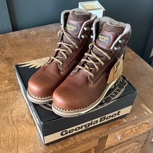 Georgia Boot Men's Leather Lace-Up Boots